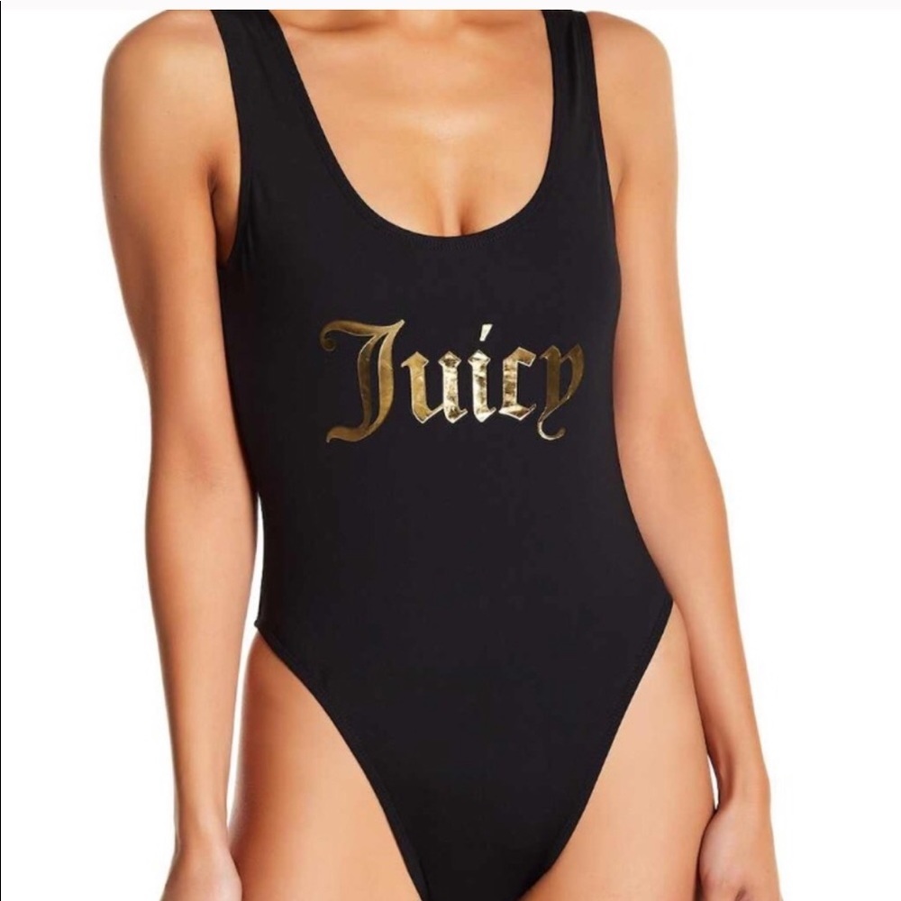 Juicy couture one piece bathing suit